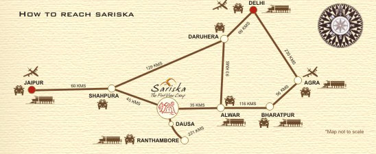 sariska map